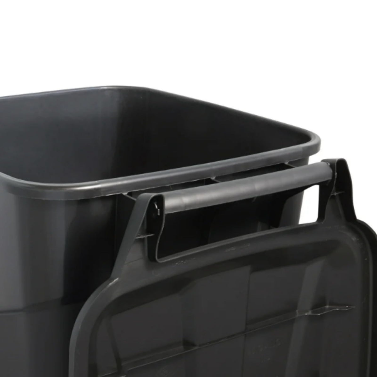 45 Gallon Outdoor Trash Can with Wheels and Lid J788