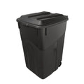 45 Gallon Outdoor Trash Can with Wheels and Lid J788