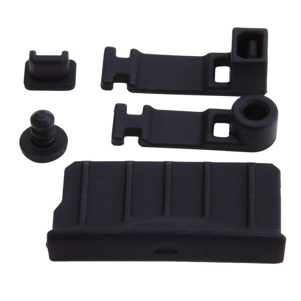 Silicone Dust Plug Cover Earphone Charger Jack Stopper Black I15989