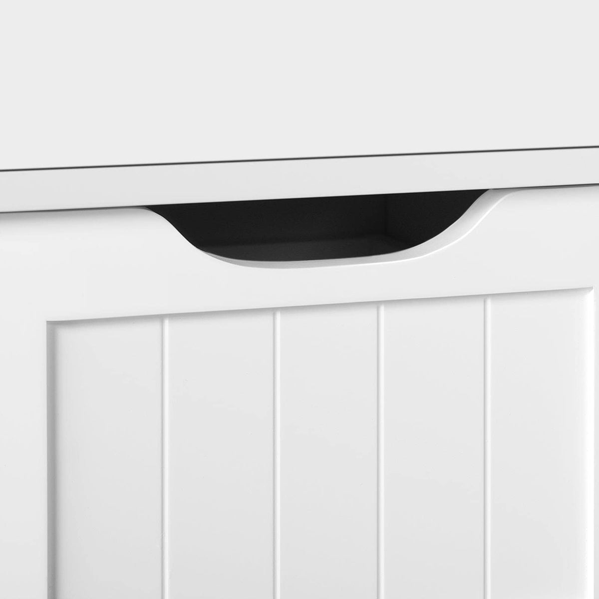 White 4 Drawer 2 Door Bathroom Storage Cabinet P449452