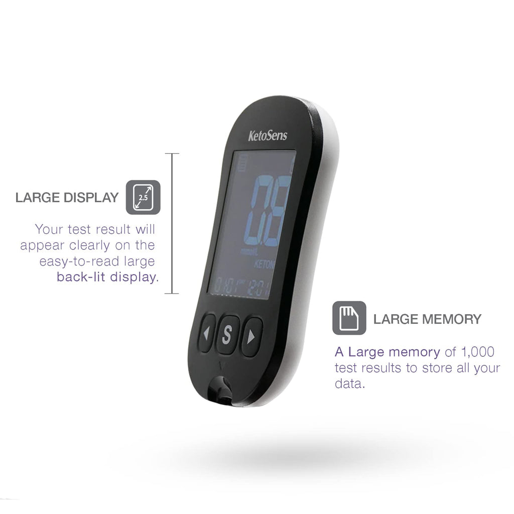 Blood Ketone Monitoring Starter Kit with 10 Test Strips I6437