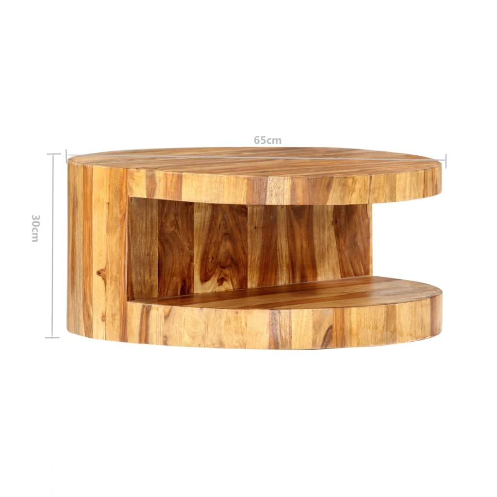 Solid Sheesham Wood Coffee Table S7173