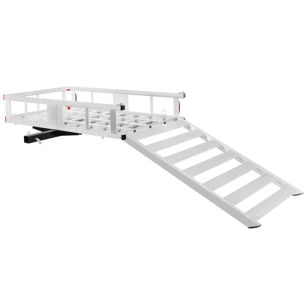 Aluminum Hitch Cargo Carrier with Ramp X756368