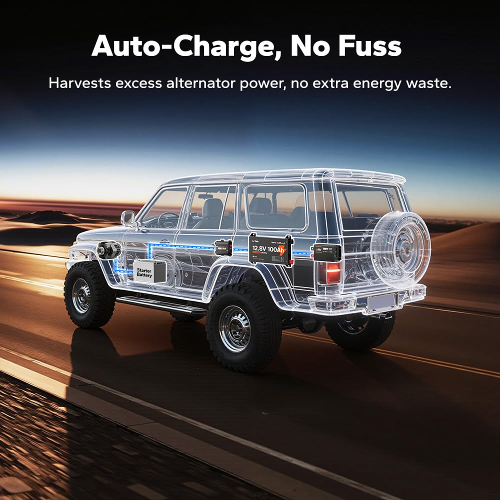 12V 100Ah Self-Heating LiFePO4 Battery N310