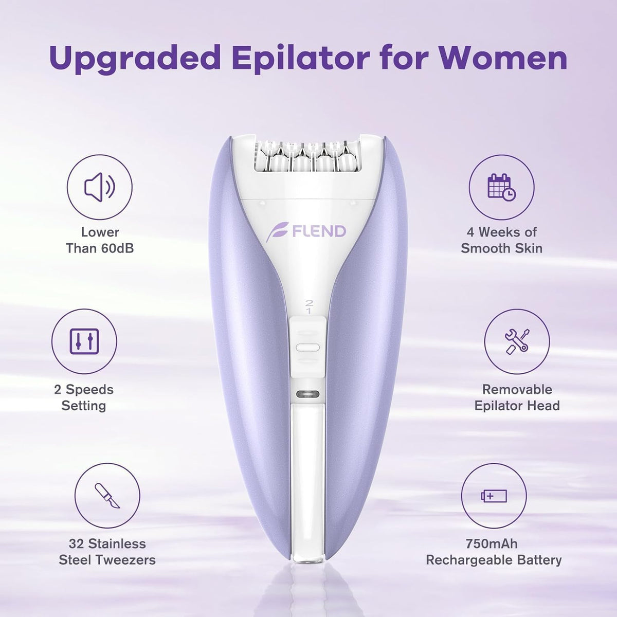 2-Speed Facial & Body Hair Remover K7391