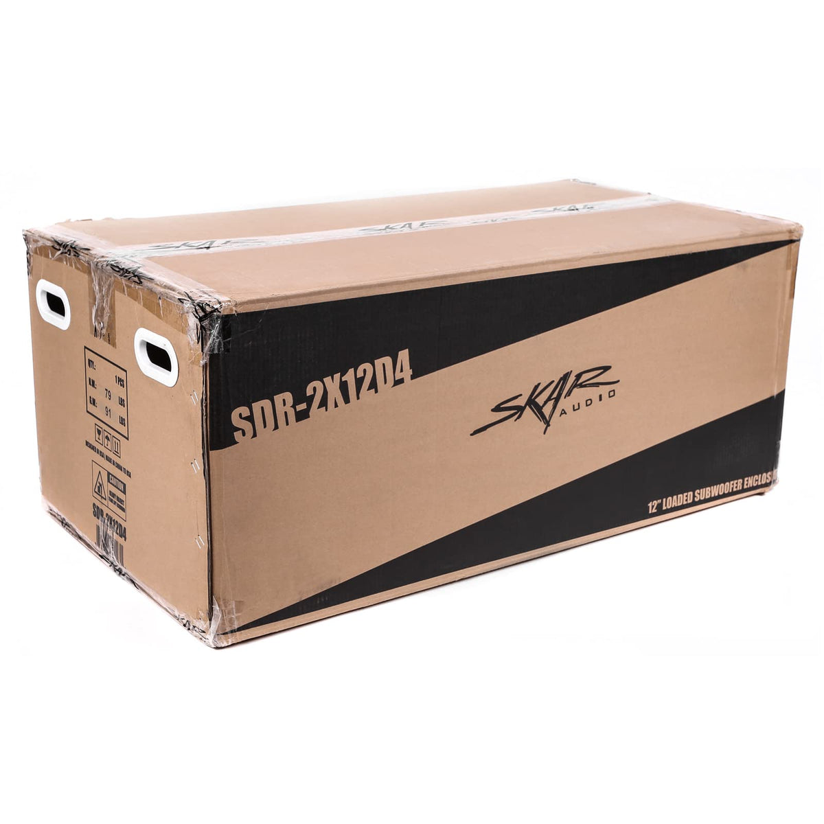 Dual 12" 2400W Vented Subwoofer Enclosure Q34758