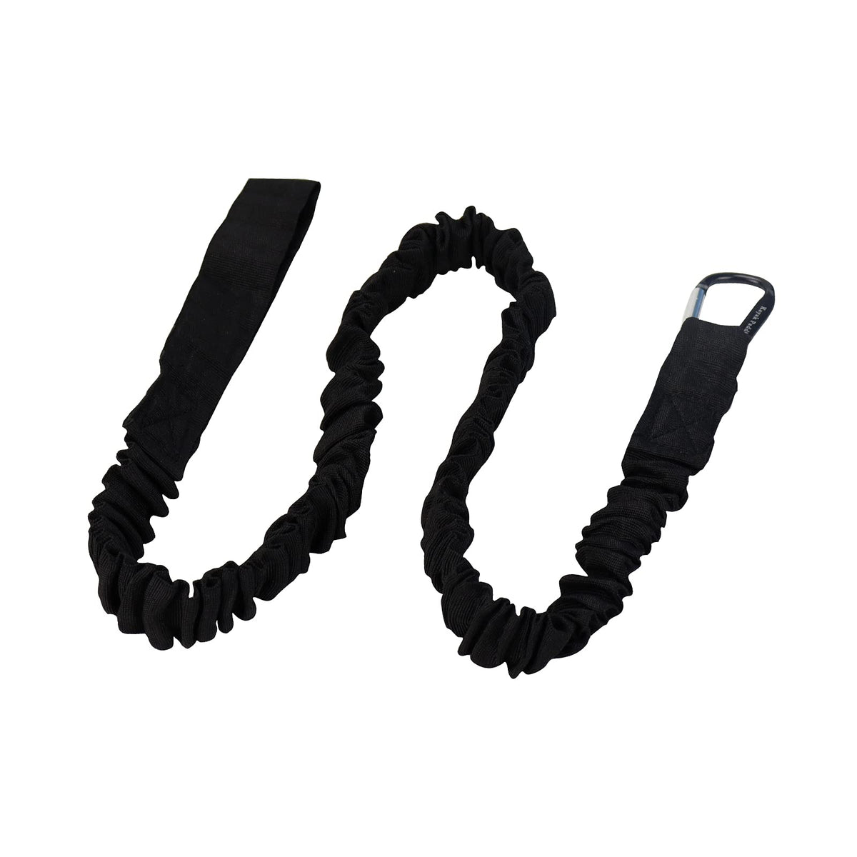 Kayaking Paddle Leash Tether 1 Pack Stretchable Coiled Lanyard Black P804339