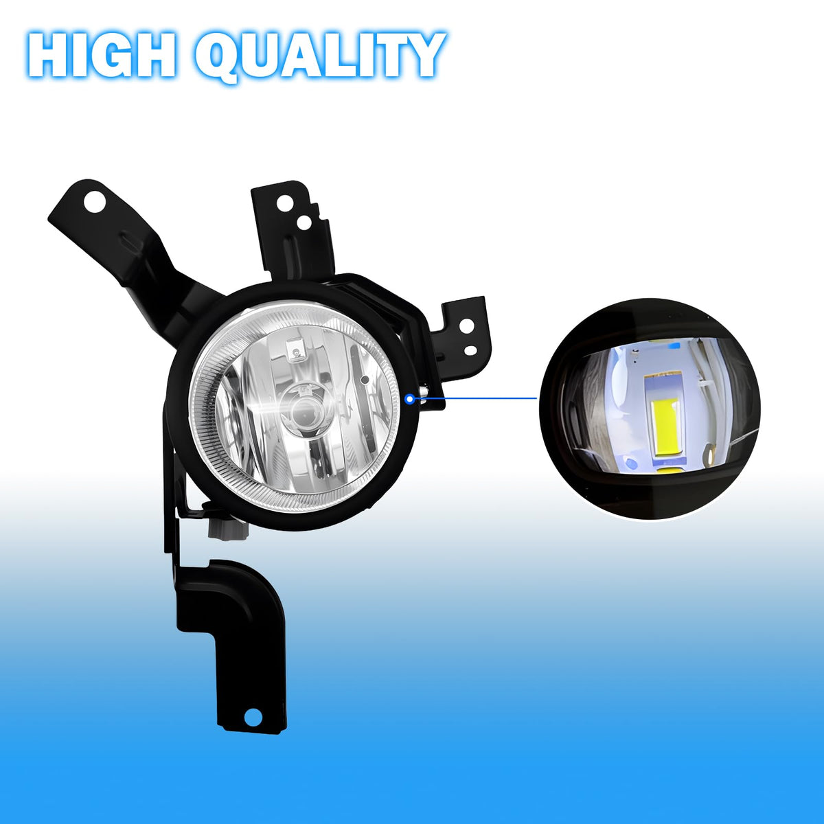 Driving Fog Lights with H11 12V 55W Halogen Bulbs & Switch and Wiring Kit J679866