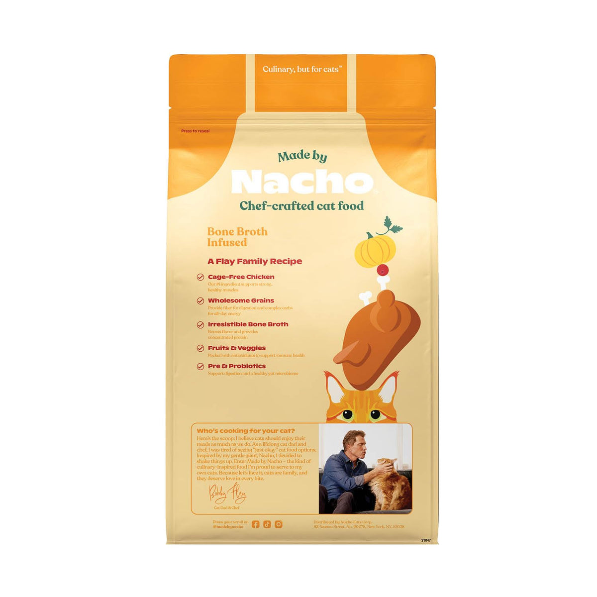 High Protein Grain-Friendly Chicken & Pumpkin Dry Cat Food T8671