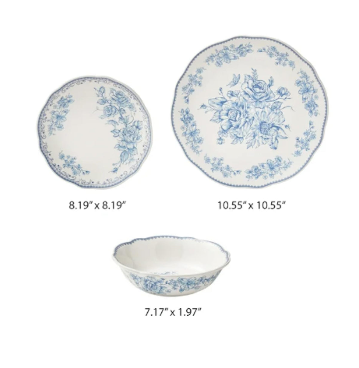 12-Piece Stoneware Dinnerware Set W24864