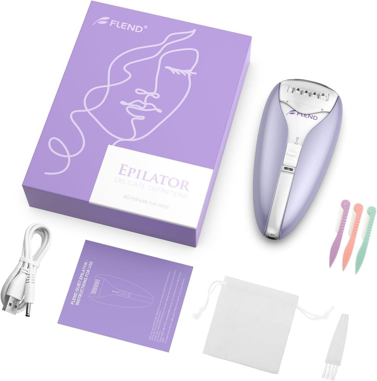 2-Speed Facial & Body Hair Remover K7391