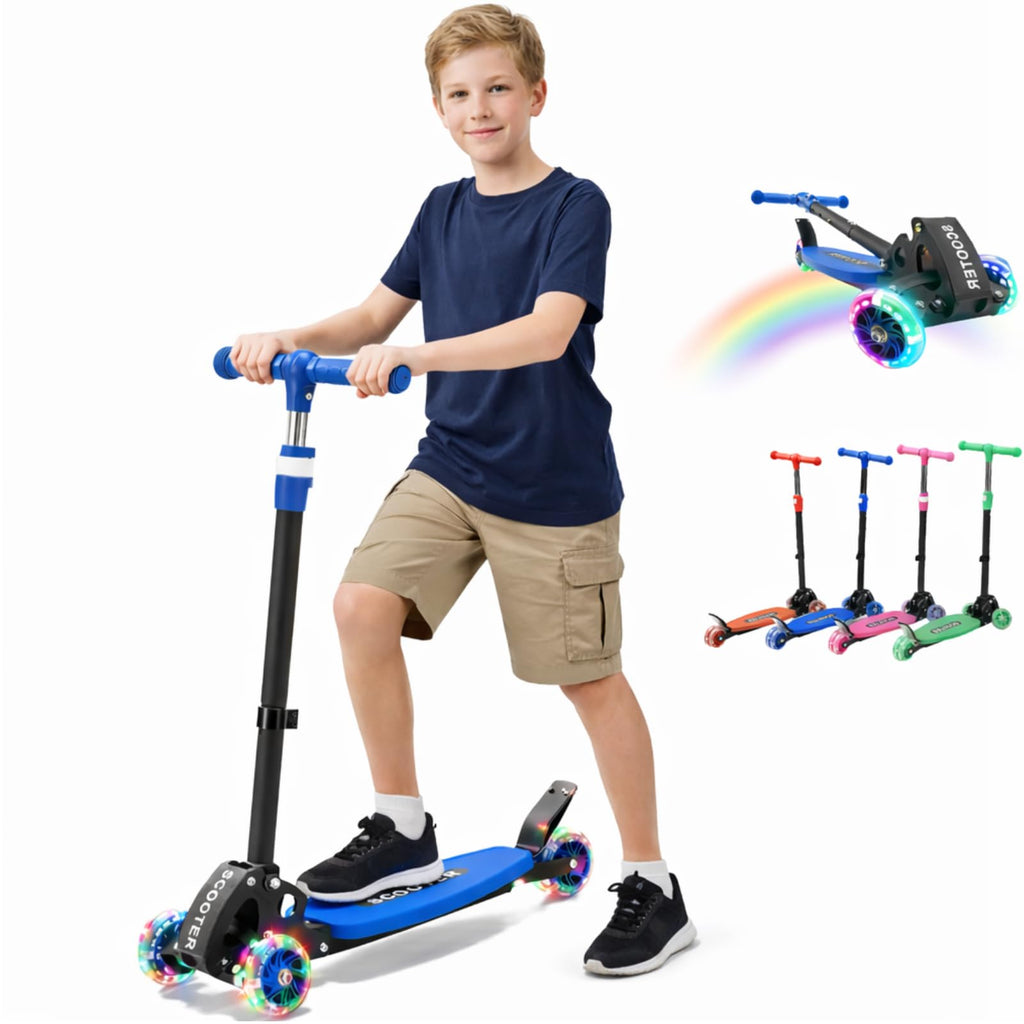 3 Wheel Kids Scooter with LED Light-Up Wheels V5186