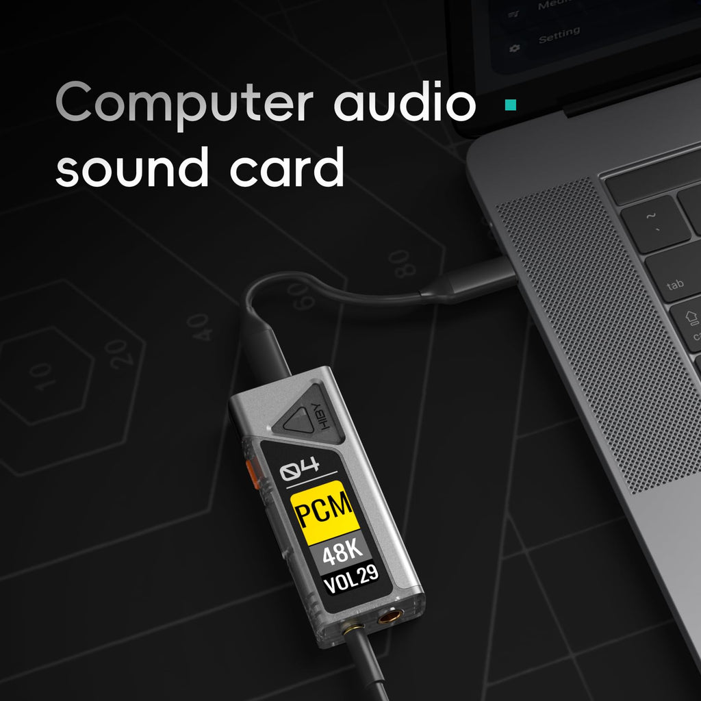 USB DAC MQA Dongle 3.5mm SE + 4.4mm BAL Portable DAC Amp U260
