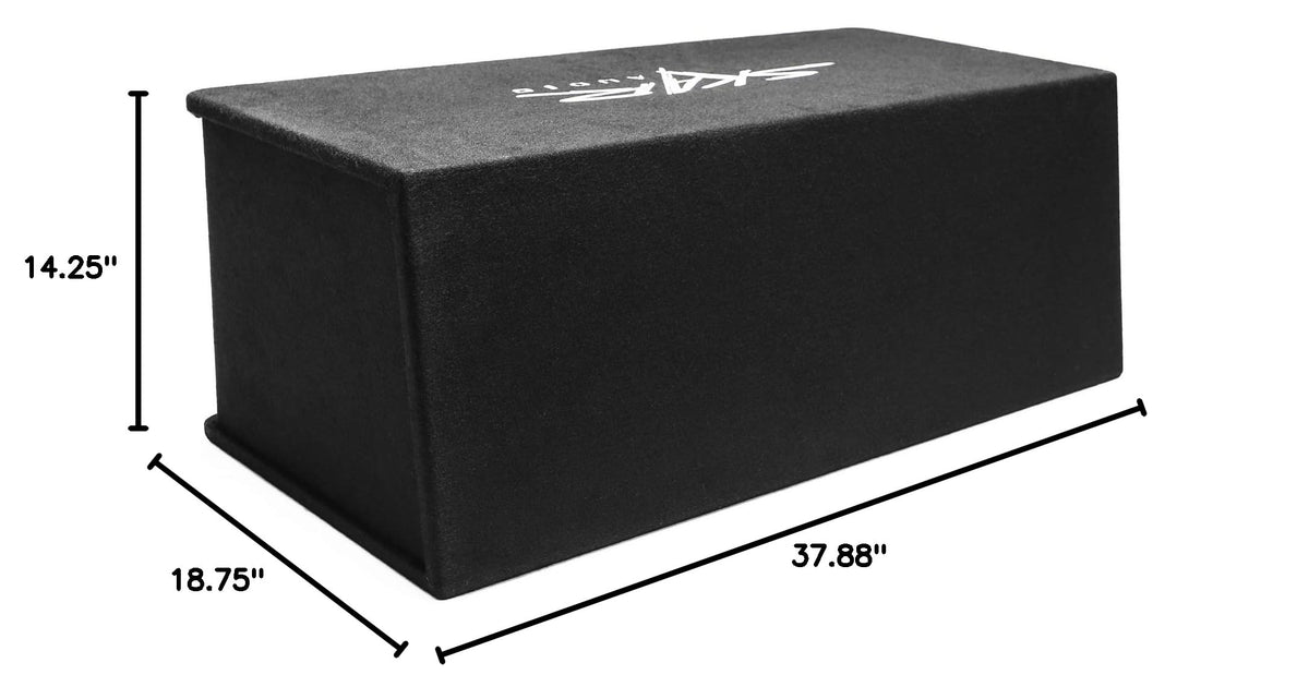 Dual 12" 2400W Vented Subwoofer Enclosure Q34758