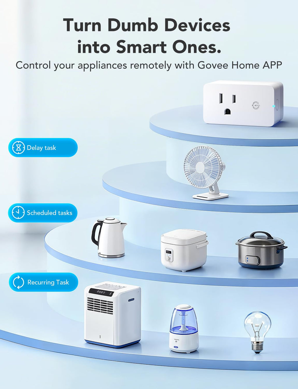 Smart Plug with Energy Monitoring, 1 Pack Y5123