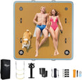 7×7' Inflatable Floating Dock with Ladder Z373