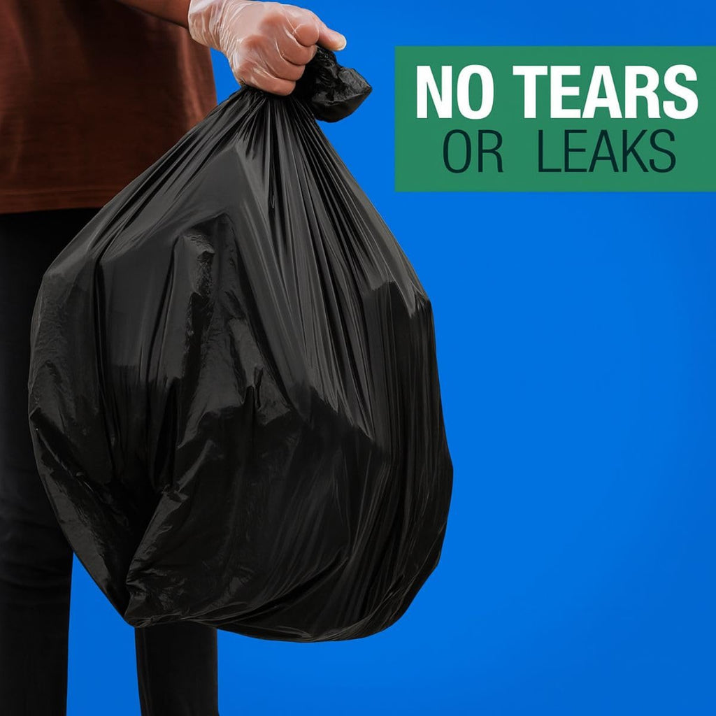 45 Gallon Black Heavy Duty Trash Bags K853