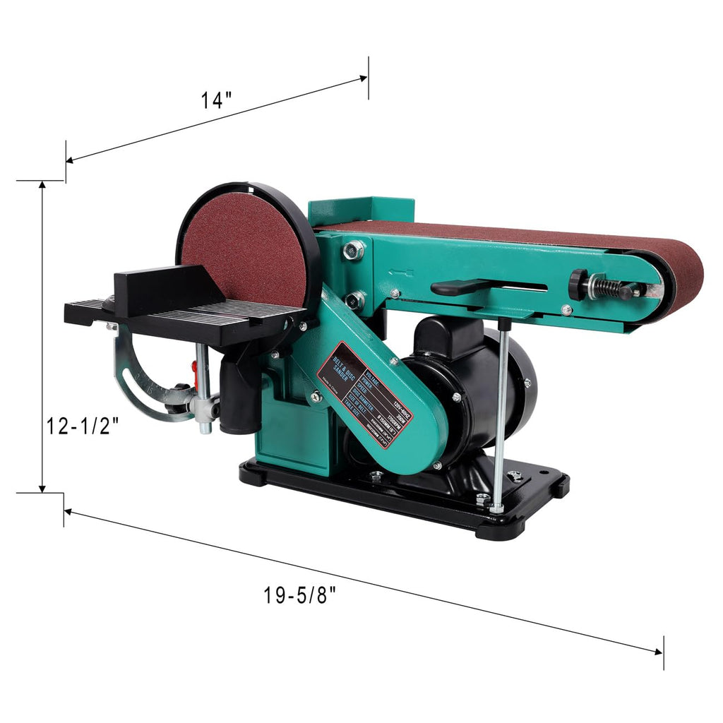 4" x 36" Belt Sander 6" Disc Polisher Grinder Sanders N957