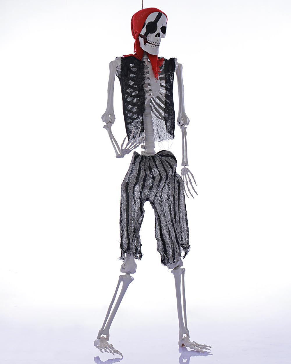 Life Size Pirate Skeleton Halloween Decoration T147810