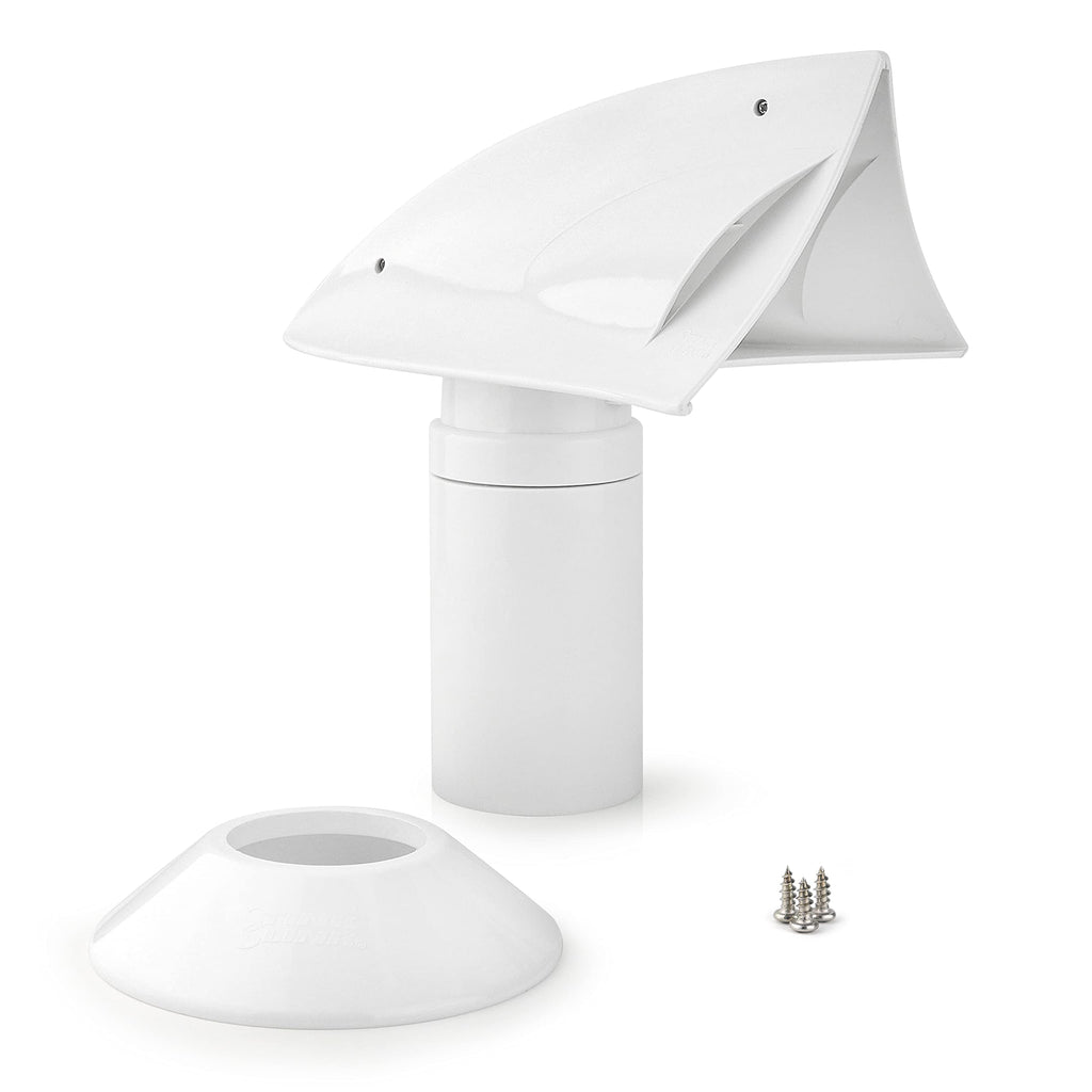 White 1 Pack RV Rotating Sewer Vent K5548
