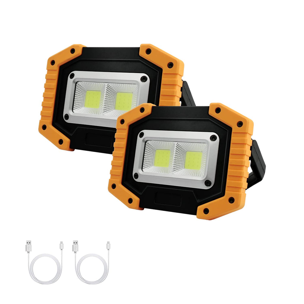 30W 2000LM Portable Waterproof Rechargeable LED Work Light with Stand I223