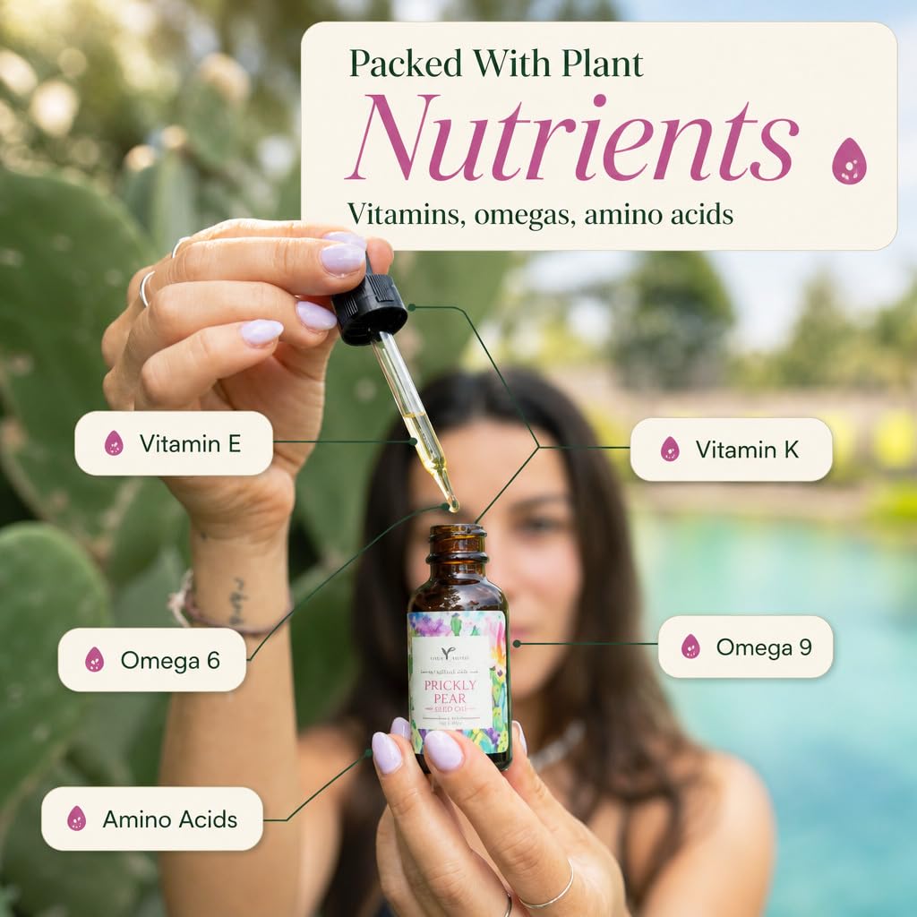 Organic Cold-Pressed Prickly Pear Seed Oil 1 oz P892056