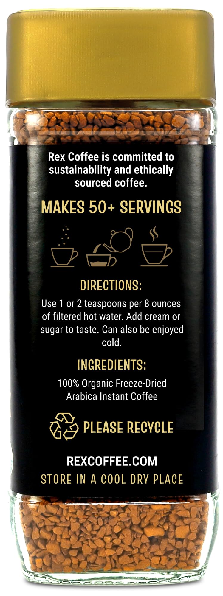 Organic Fairtrade Instant Coffee 3.53 oz B8919