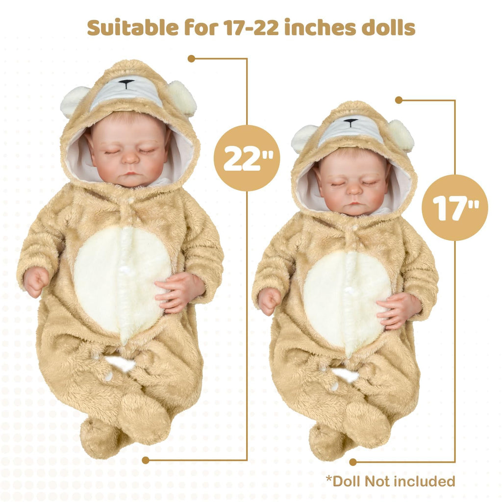 Reborn Baby Doll Clothes Set for 17-22 Inch Baby Dolls P229