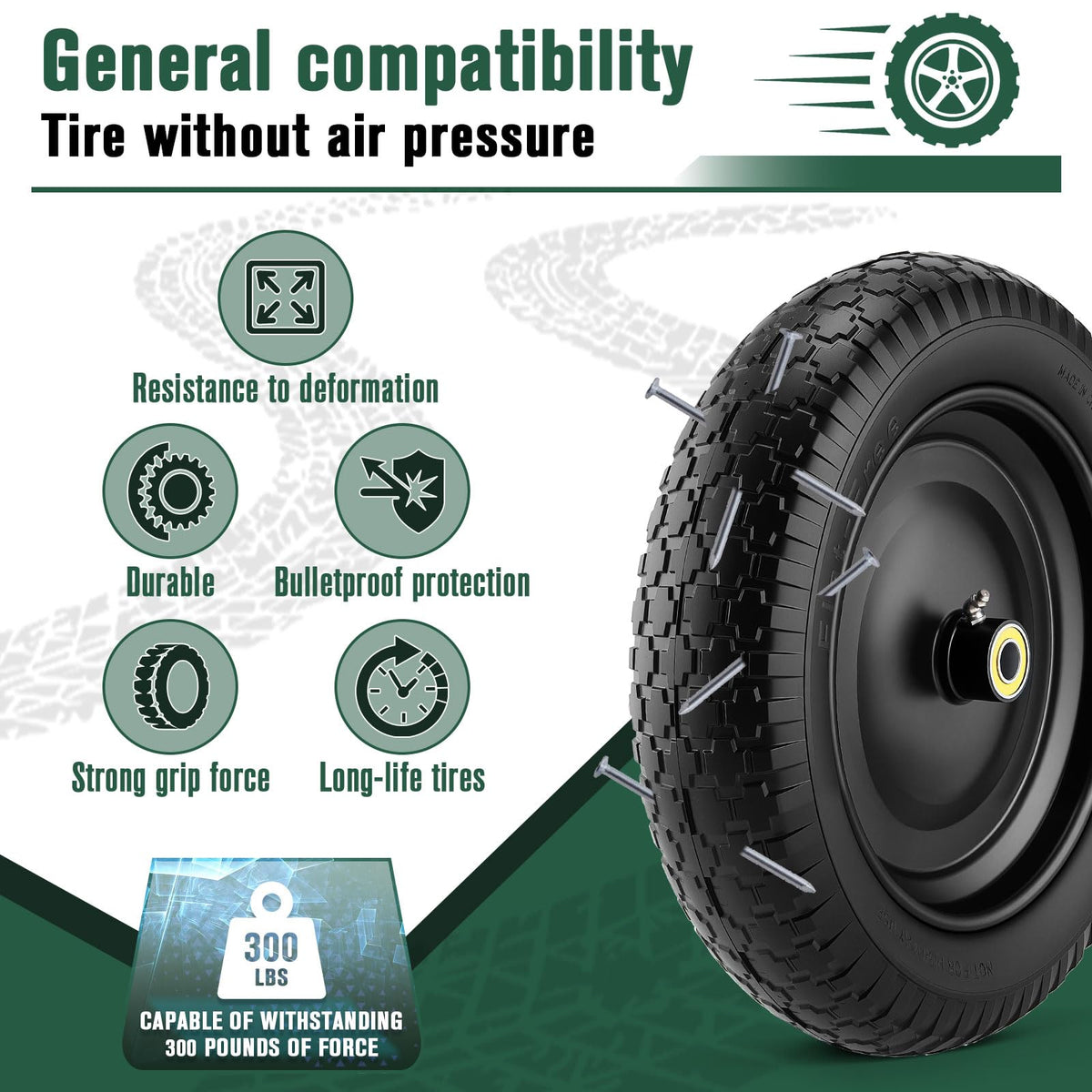 4.80/4.00-8 Wheelbarrow Tire F5325