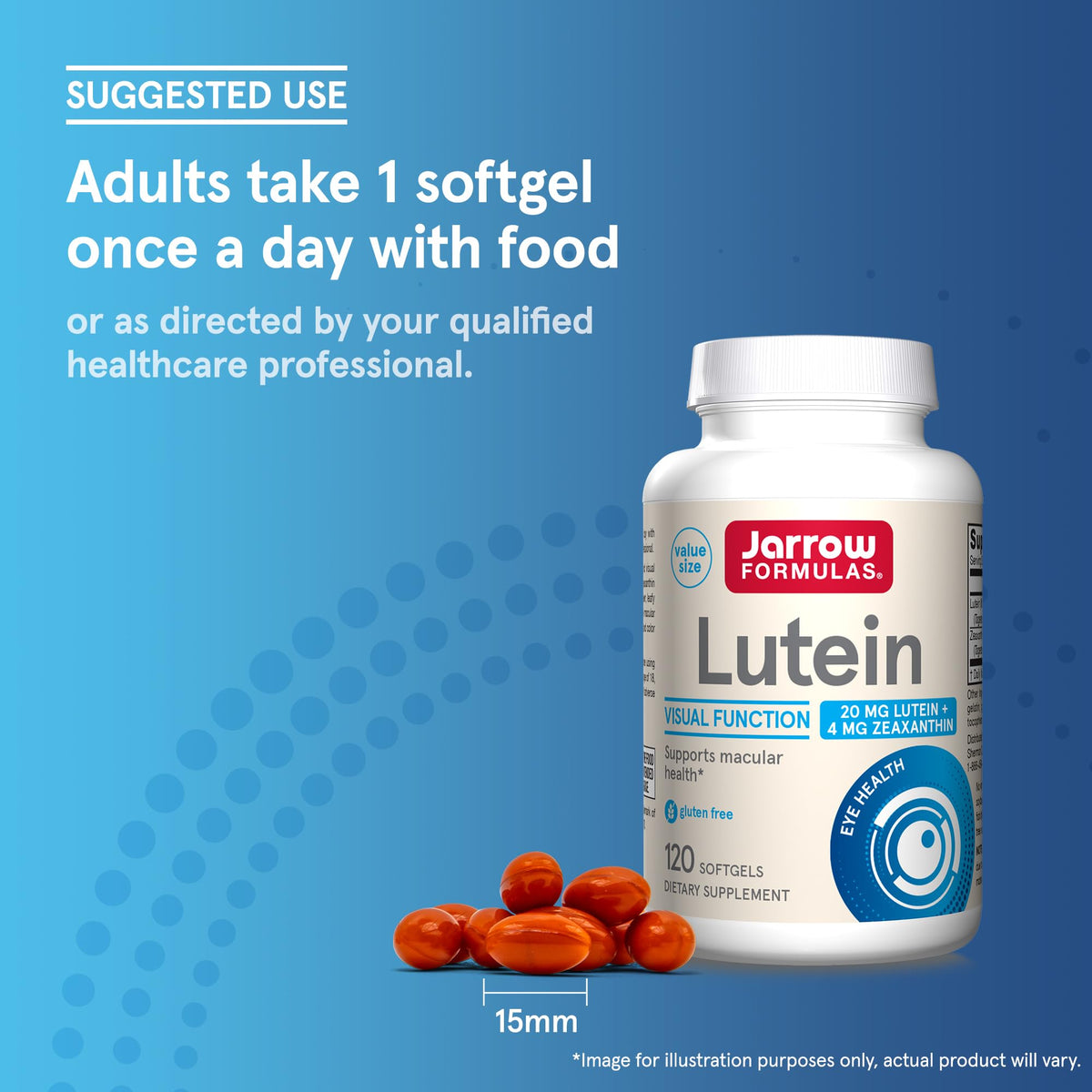 Lutein 20 mg with Zeaxanthin 120 Softgels H342