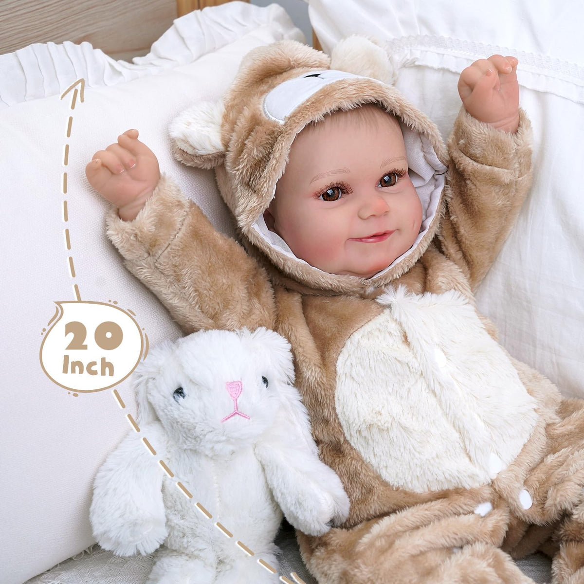 Reborn Baby Doll Clothes Set for 17-22 Inch Baby Dolls P229