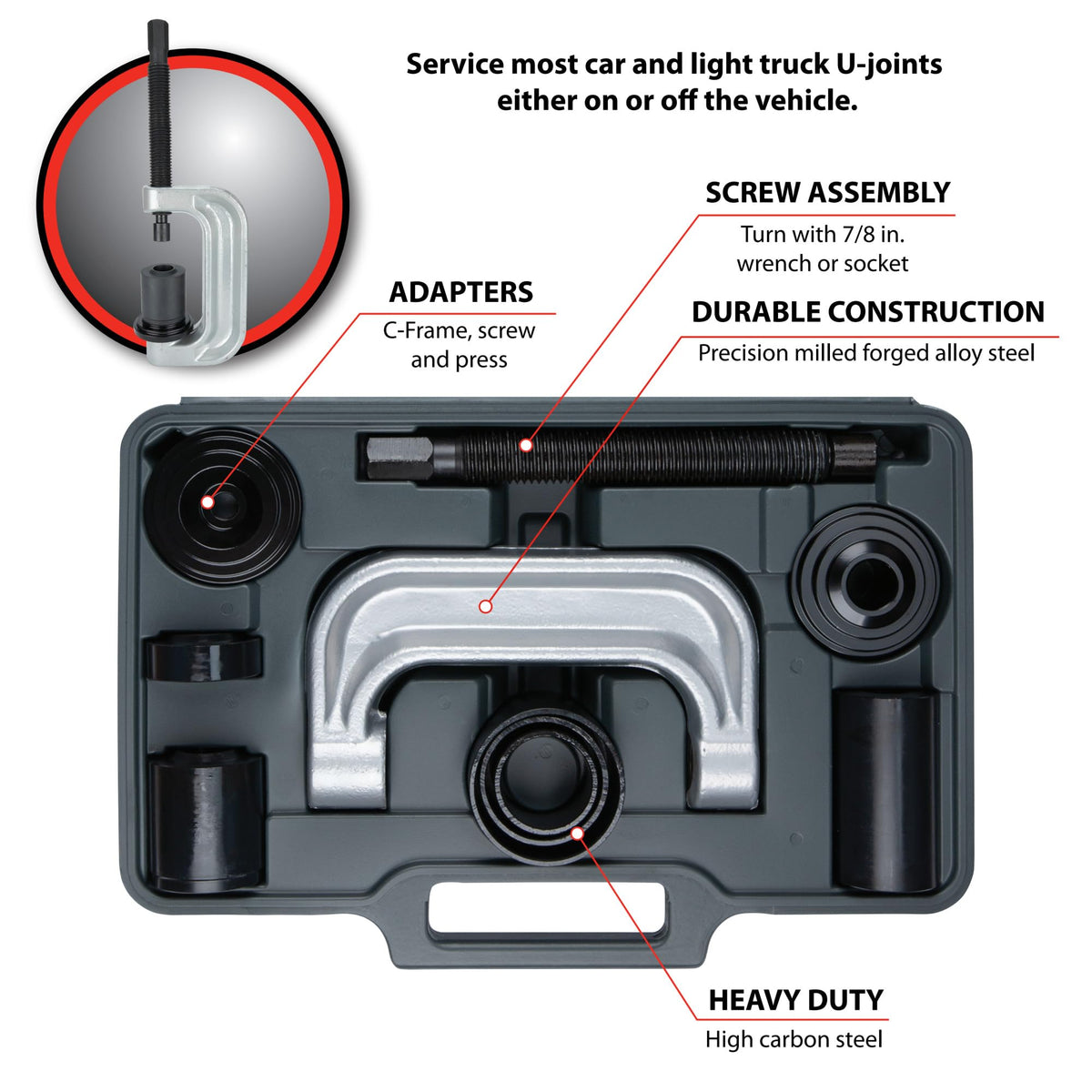 4-in-1 Ball Joint Adapter Set Z640