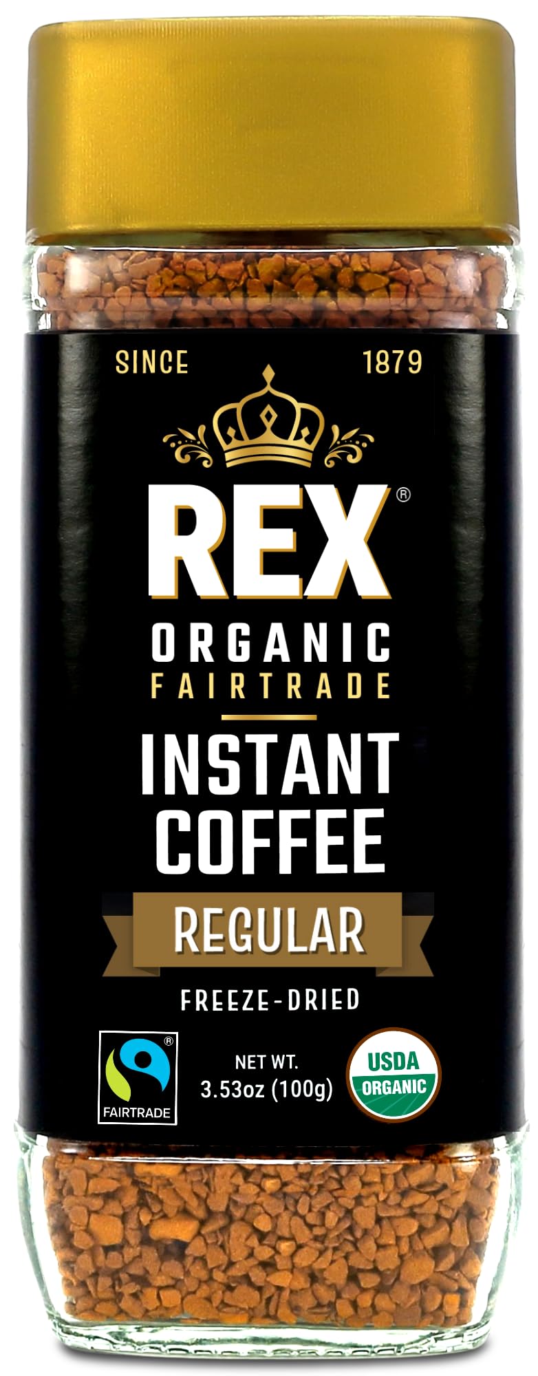 Organic Fairtrade Instant Coffee 3.53 oz B8919
