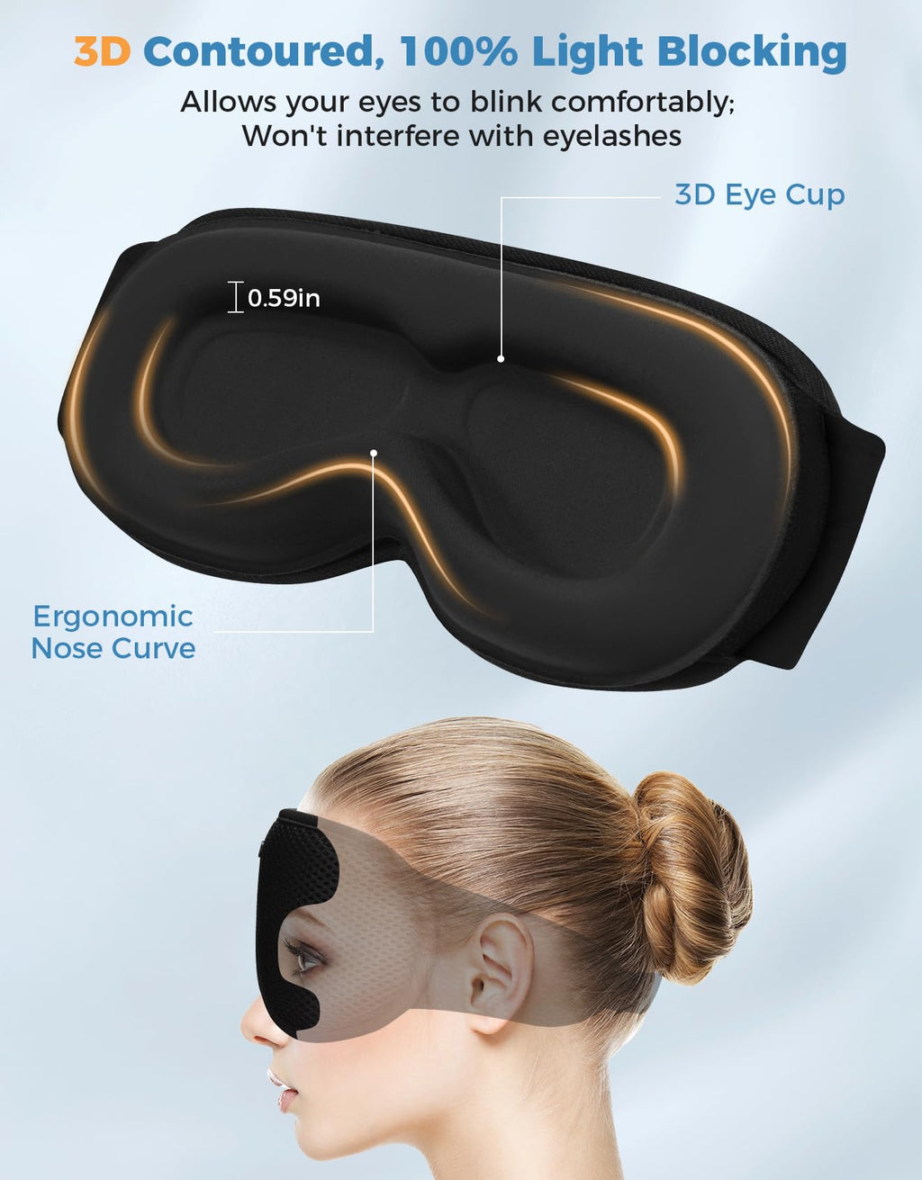 Bluetooth Sleep Mask with Headphones M52265
