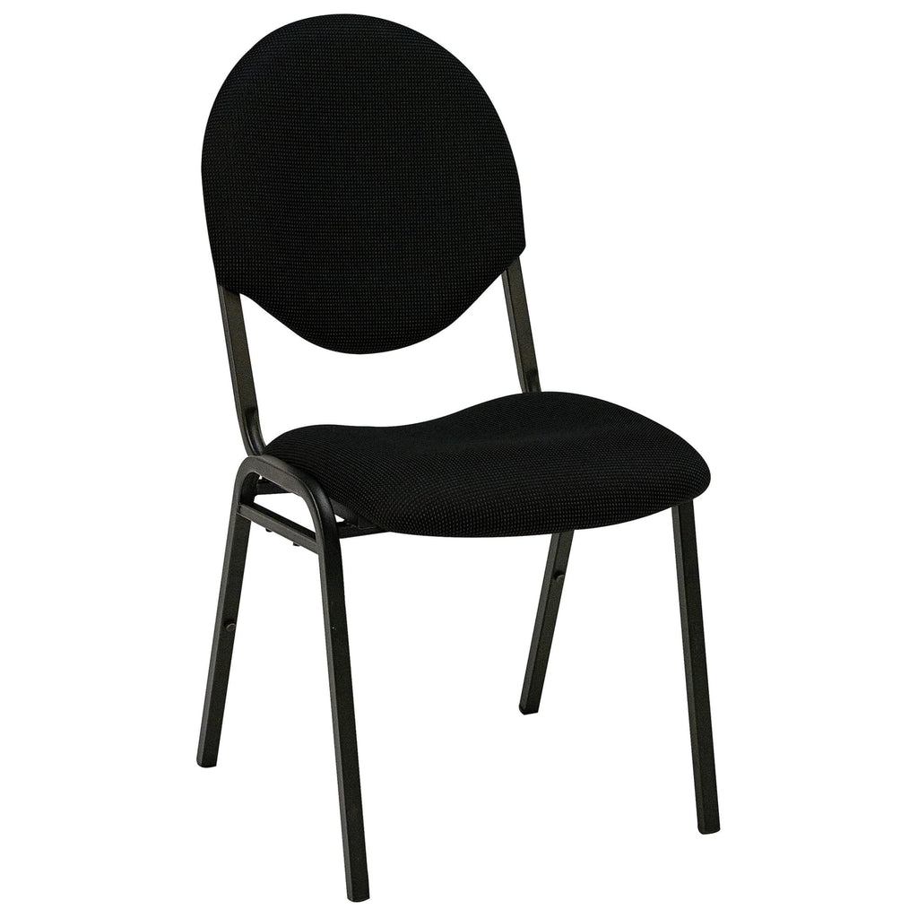 Black Fabric Stacking Chair O28067