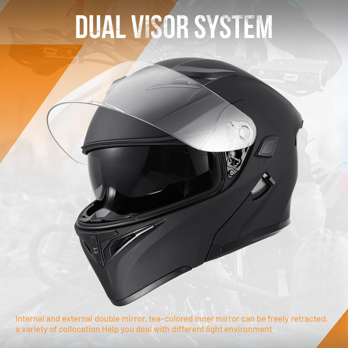 Full Face Modular Motorcycle Helmet G33080