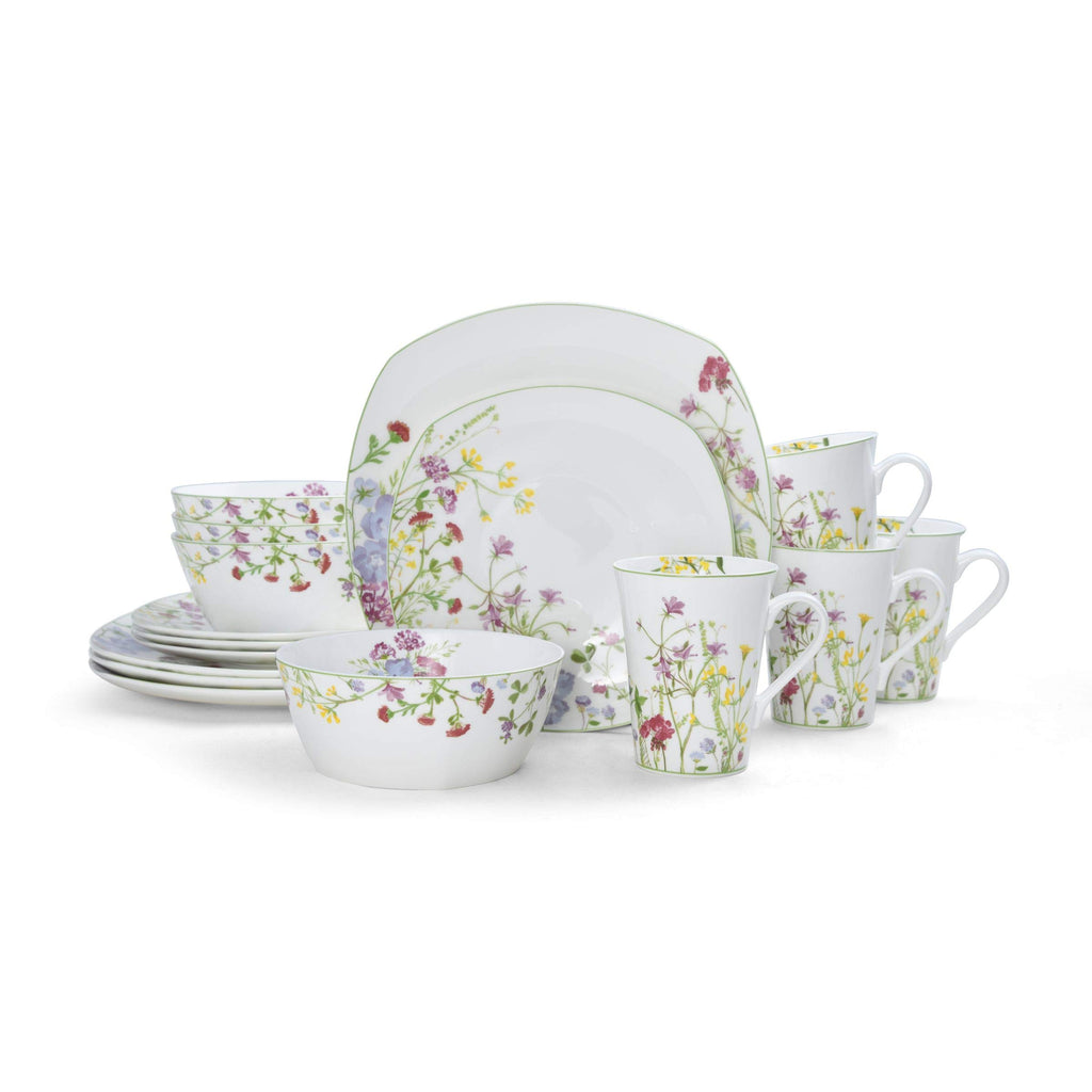16-Piece Bone China Dinnerware Set Service for 4 Y791029