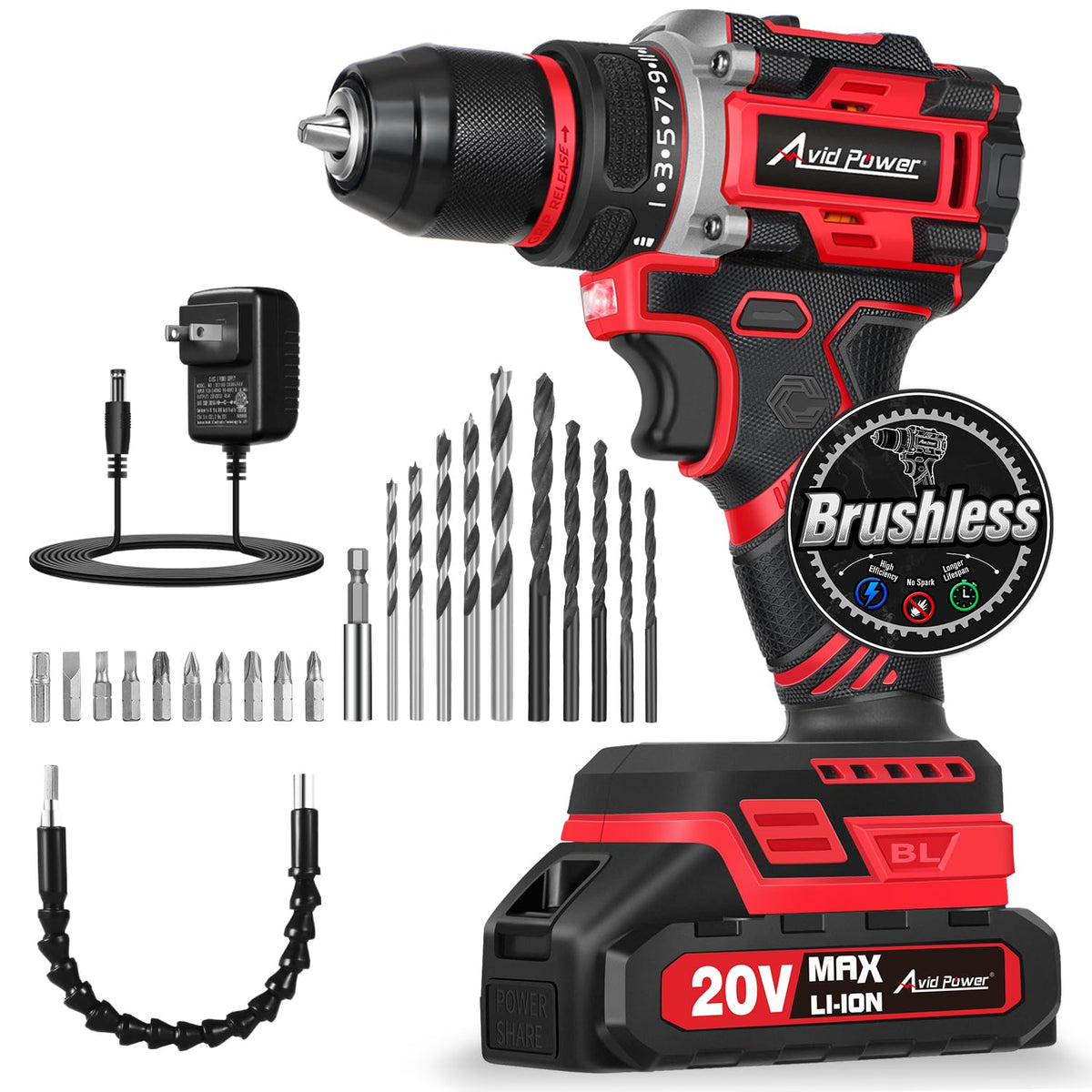 20V Brushless Cordless Drill Set I9624