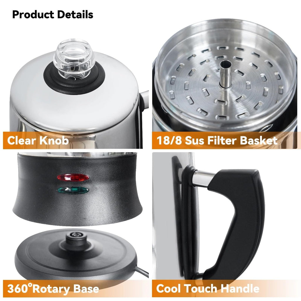 12-Cup Electric Percolator Accessories M19368