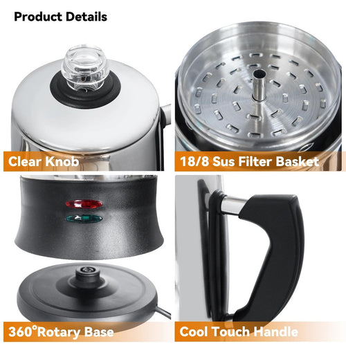 12-Cup Electric Percolator Accessories M19368