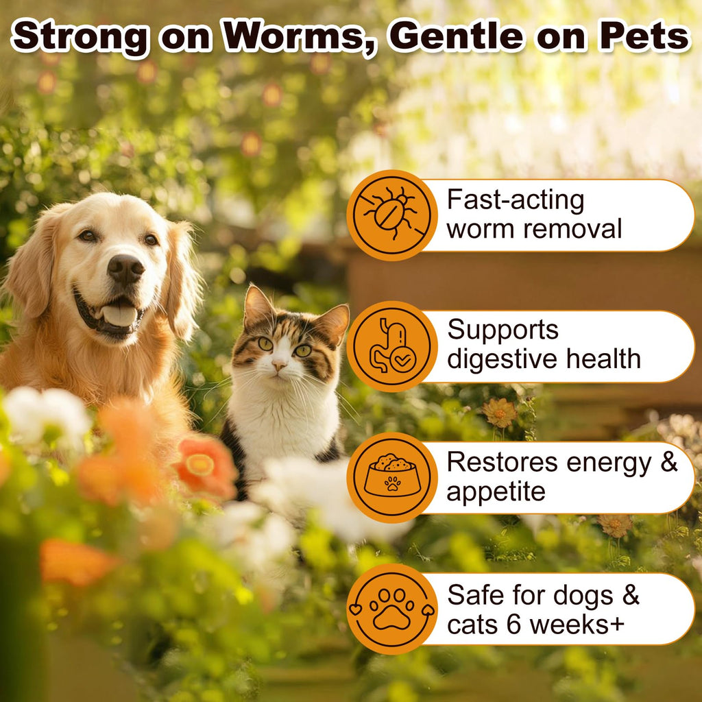 7 Way Dewormer Flavored Chewables for Dogs & Cats, 50 Count R153