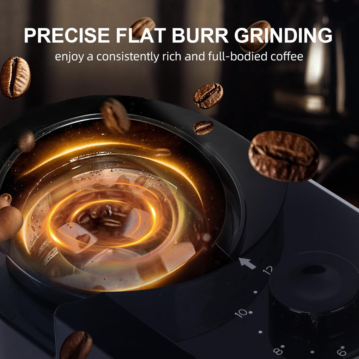 Electric Burr Coffee Grinder with 28 Adjustable Grind Settings D22705