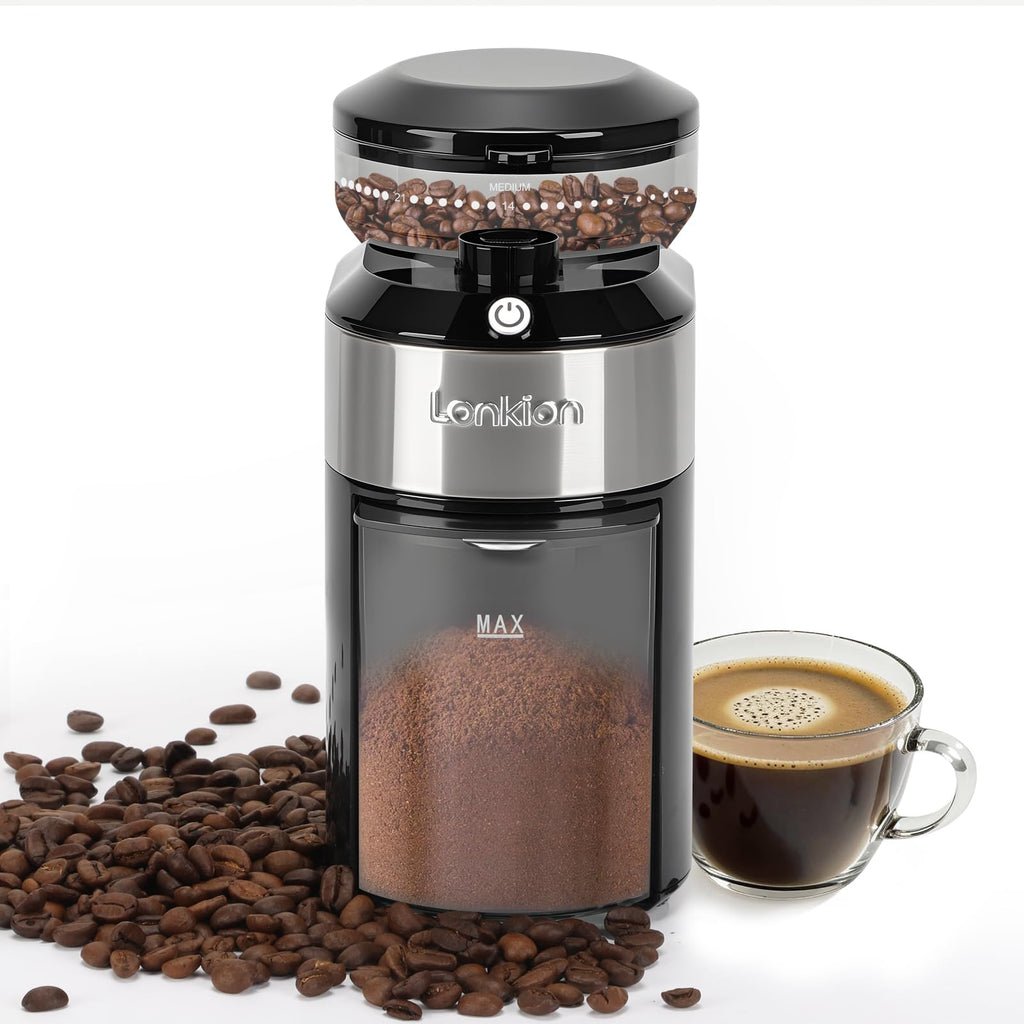Electric Burr Coffee Grinder with 28 Adjustable Grind Settings D22705