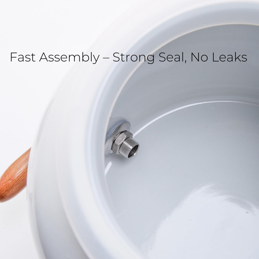 Ceramic Water Dispenser with Stainless Steel Faucet C667