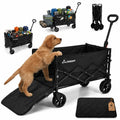 Folding Pet Wagon with Pet Pad E5686