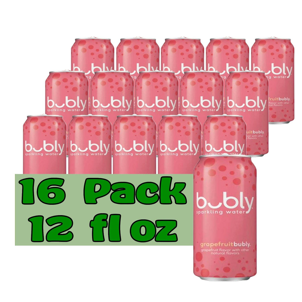 Grapefruit Flavored Sparkling Water 12 fl oz Aluminum Can 16 Pack R714