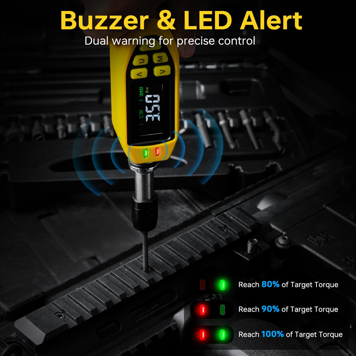 46-Pc Digital Torque Screwdriver Set R3071