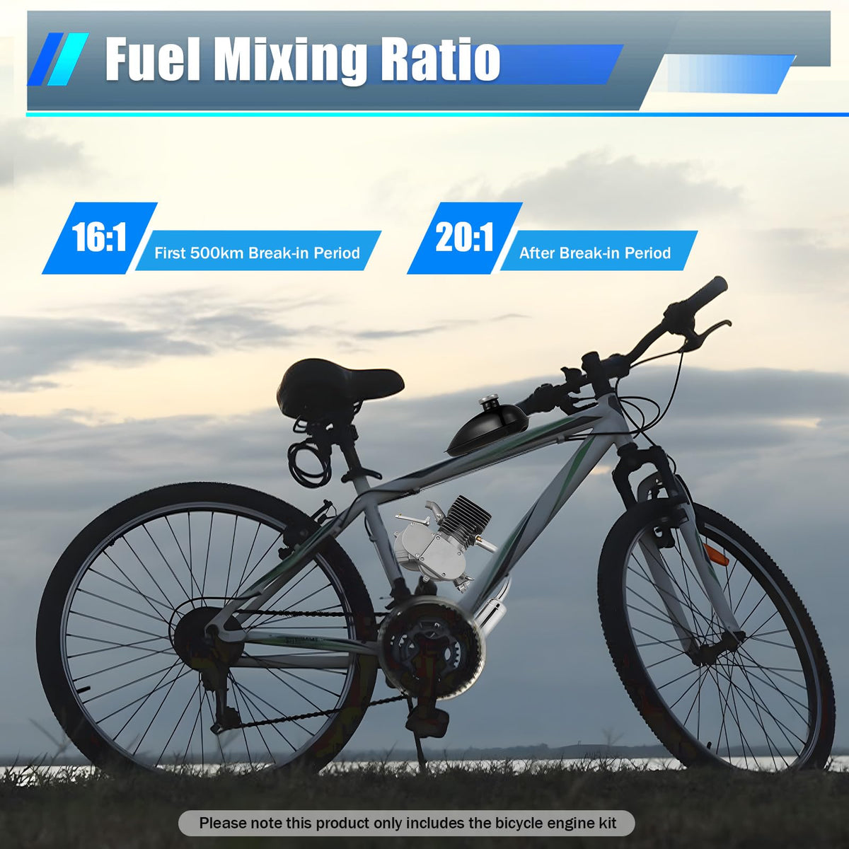 100CC 2-Stroke Air-Cooling Bicycle Engine Kit T191020