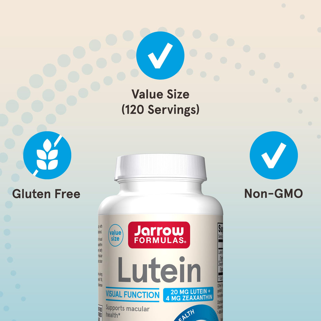 Lutein 20 mg with Zeaxanthin 120 Softgels H342
