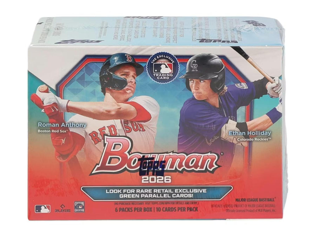 2026 Bowman Baseball Blaster Trading Card Box P87742